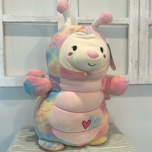 NWT Squishmallow Jumbo 26” Butterfly Caterpillar IRIS PLUSH Pillow